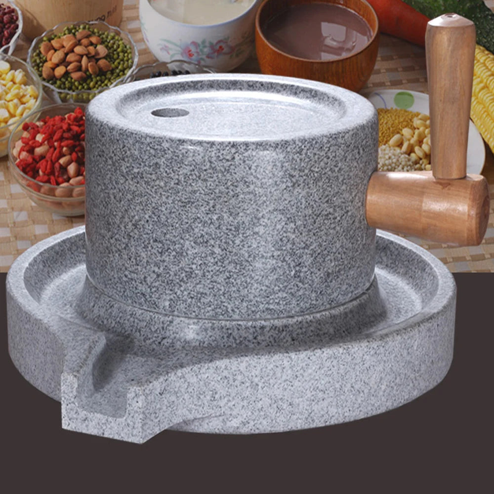 Wholesale 45cm Large Size Manual Coffee Flour Rice Sesame Wheat Granite Stone Grinding Mill