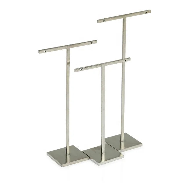 WYP T Bar Metal Jewelry Display Stands Premium Quality for Earrings for Retail & Home Use