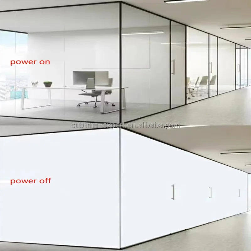 Modern Office Smart PDLC Film Sheet Self-Adhesive Switchable Smart Tint Glass Magic Glass PDLC Smart Film for Meeting Room