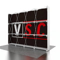 New Design 10x8ft Portable Tension Fabric Exhibition Stand Collapsible Trade Show for Pop Display for Promotion