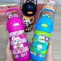 New Arrival 550ml Double Wall Stainless Steel Vacuum Leak Proof Kids School Animal Cute Water Bottle