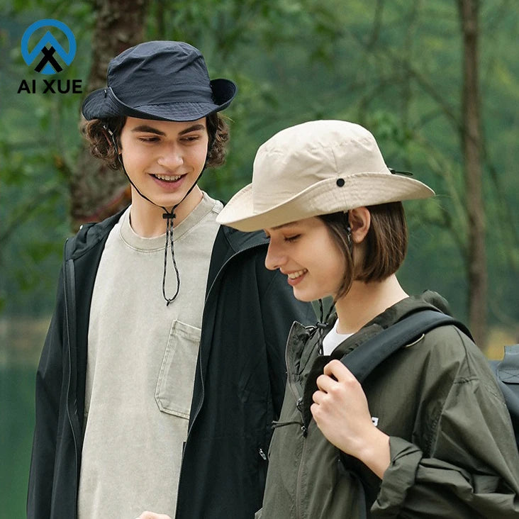 OEM High Quality Custom Wide Brim Breathable Outdoor Waterproof Bucket Hat Fashion Fisherman Boonie Hat for Men