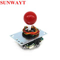 Original Japan Sanwa Joystick JLF-TP-8YT Fighting Rocker With Topball and 5pin Wire for Jamma Arcade Game DIY Part