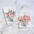 Creative Ink Printing Vellum Paper Invitation Rustical with Wedding Ceremony Party Program Card