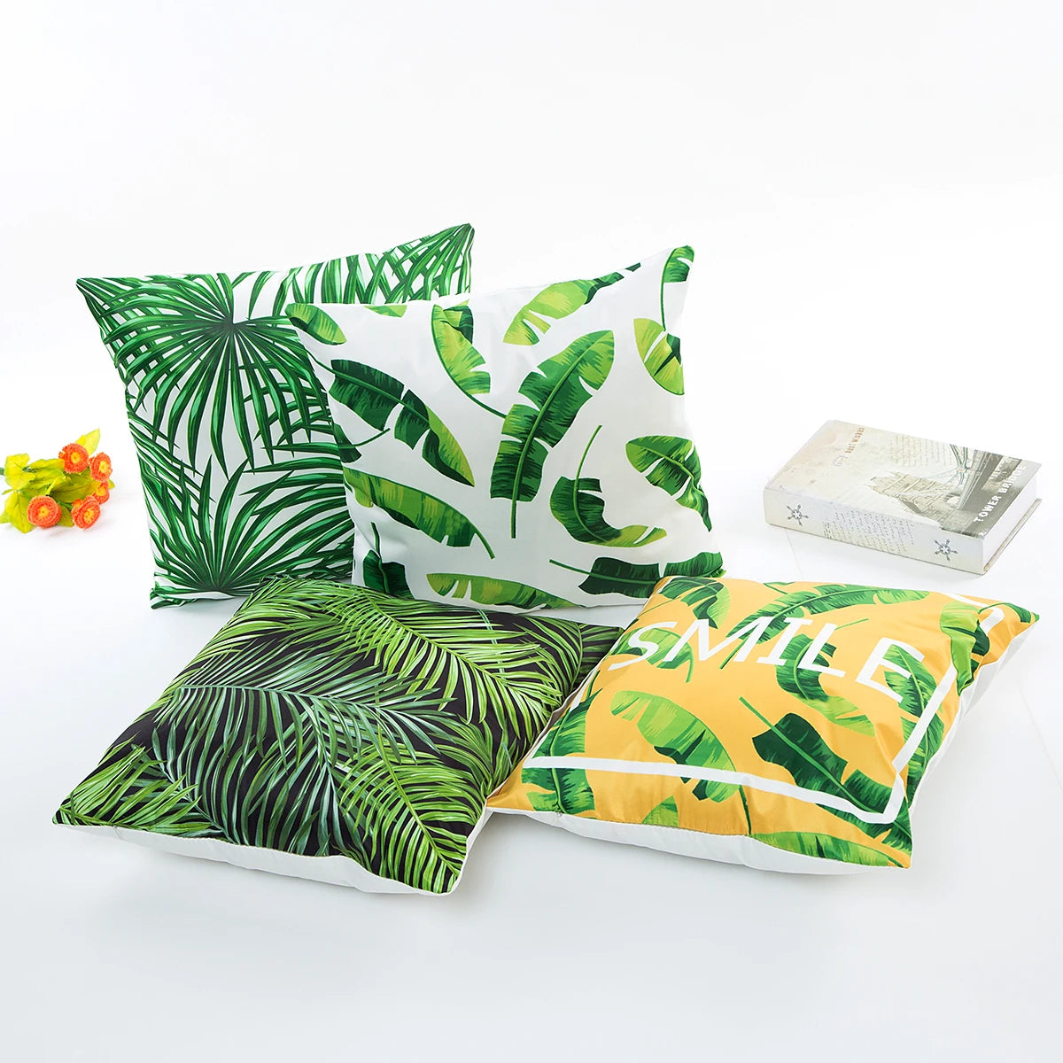 Hotsale Shinny Material for Printing Plant Cushion Covers