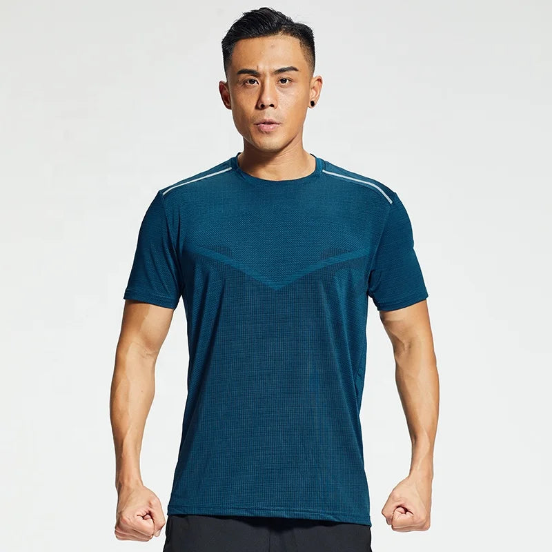 Retail Custom Print Plain Blank Sublimation Polyester Sport Gym Run Quick Dry Fitness T Shirt