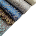 M&Y Luxury Jacquard Blackout Fabric Roll 100% Polyester Breathable Yarn Dyed Pattern 280cm Width for Curtains
