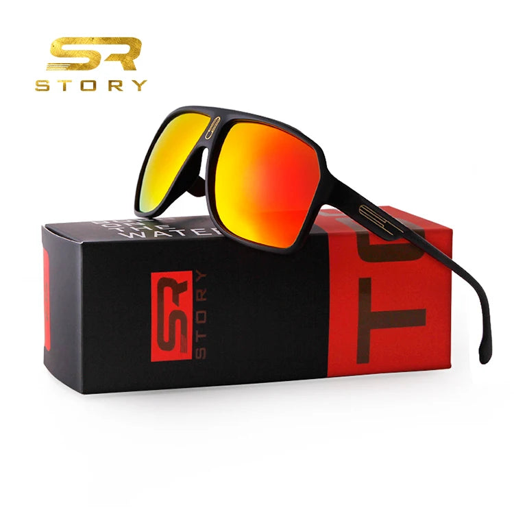STORY STYZ2056J 2025 Customizable Polarized Sunglasses Unisex Sports Retro PC Frame UV400 Sun Glasses for Driving