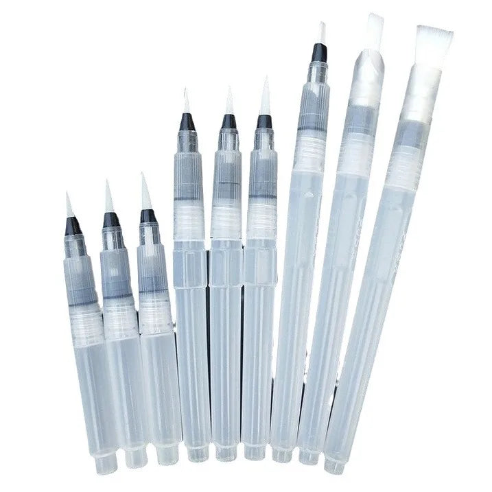 Large Capacity Water-Soluble Colored Pencil Marker Pen Cross-Border Solid Watercolor Painting Brush Air Erasable Plastic Pencil