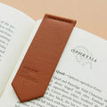 Customized PU Leather Magnetic Bookmarks Personalized Reader Gifts Book Accessories Handmade Book Mark Corner Page Marker