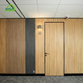 Modern Minimalist Frameless Wood Door for Home Use  Concealed Invisible Design for Dining Workshop Bedroom with Flush Type