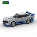 Hot Sale Best Price Educational Moc Brick Model Toys Grey Sport Car Building Blocks Toy for Adults Car Building Block Sets