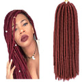 Straight Style 14 Inch Dread Lock Faux Locs Crochet Braid Hair Synthetic Hair Extensions for Braid Attachment Hair