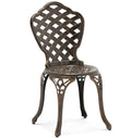 Factory Cast Aluminum Garden Chair Modern OEM ODM Customized Bronze Metal Furniture for Outdoor Use in Hotels Parks & Hospitals