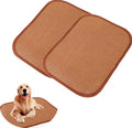 Cooling Pet Bed Mat for Small Animals Breathable Bamboo Fiber with Solid Pattern for Summer and Winter