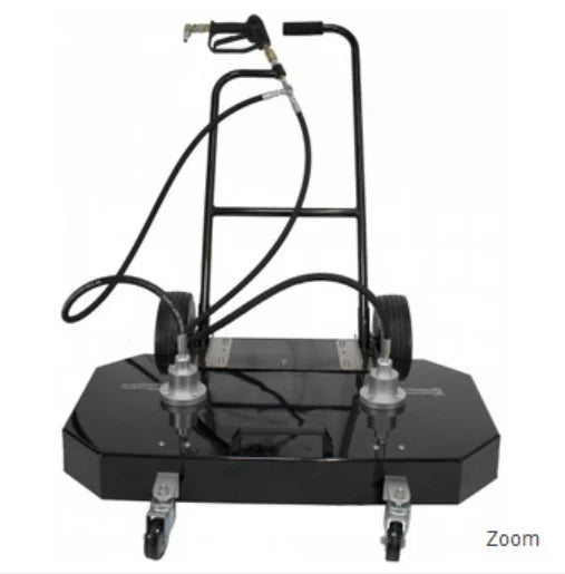 36" High Pressure Water Floor Surface Cleaner Sidewalk Cleaner Concrete Hard Dual Swivel Dual Trigger Surface Cleaner