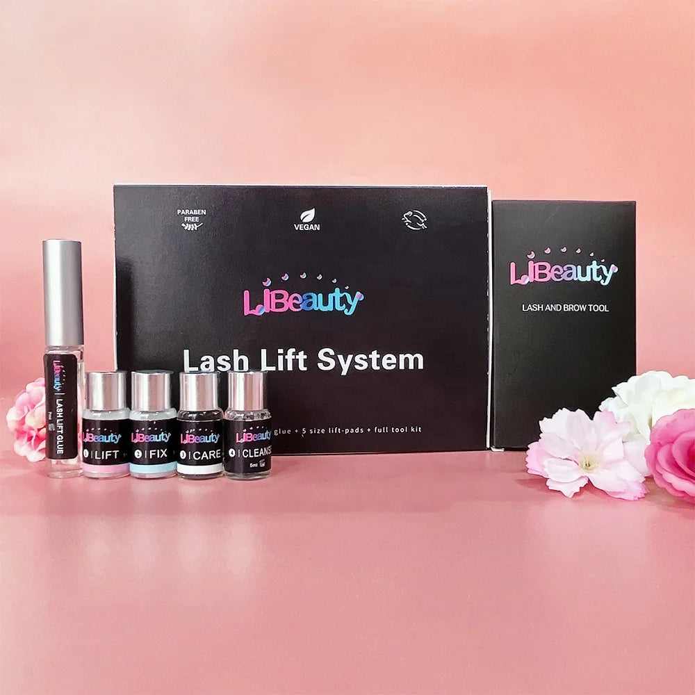 Premium Eyelash Lift Solution Perm Kit Made in Korea With Custom Lash Lift Box and Detrailed Instruction