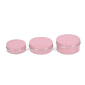 Custom Empty 5oz Jewelry Box Gold Aluminum Tin Jars Lid Matte Cylinder Shaped Cosmetic Packing Containers