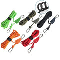 Camping Tent Tie Down Metal Ratchet Hangers Adjustable Pulley System for Awning and Rope Tightening Straps