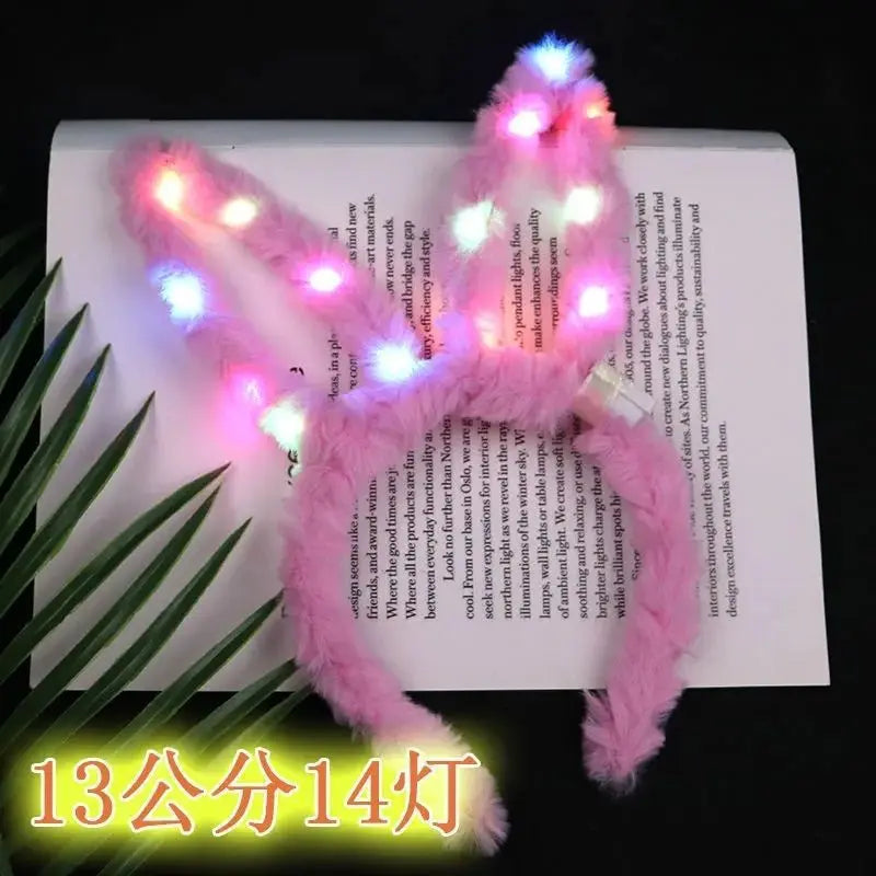 LED Light up Music Show Hairband Party LED Kids Hair Accessories Christmas Ear Led Headband