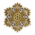 New Sacred Chakra Styles Lotus Mandala Designs Wooden Arts Crafts Custom  Laser Cutting Wood  for Wall Decor Designs