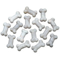 DIY Dog Bone Shape Sculpture Stone Natural Crystal Healing Crafts Animal Bone Statue Carved White Crazy Agate Healing Folk Craft