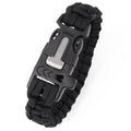 Outdoor Survival Bracelet Polyester Waterproof Multi-function Flint Fire Starter Climbing Casual Tour Emergency Use All Seasons