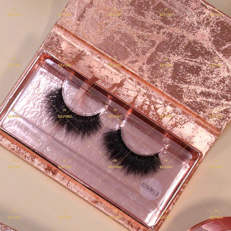 Natural-Looking Mink Eyelash Strips with Soft Cotton Band