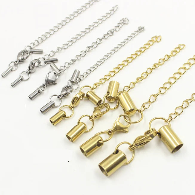 DIY 316L Stainless Steel Jewelry Connectors Lobster Clasp for Bracelets Necklace