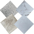 Hot Sale12 X12 Inch America Self Adhesive Pvc Floor Waterproof Stone No Slipping Looks Like Marble Pvc Vinyl Flooring