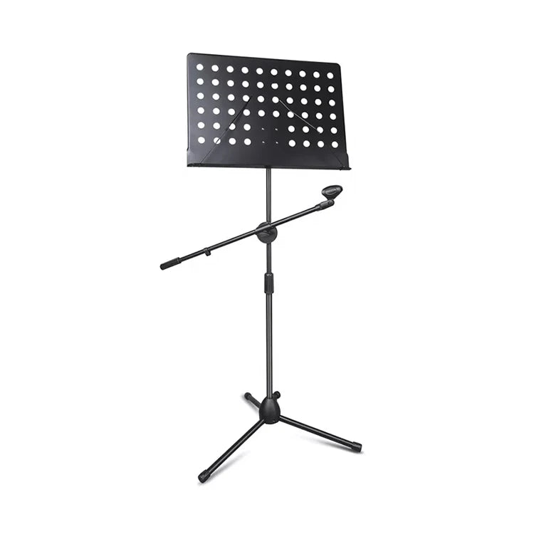Height Adjustable Music Stand for Orchestra/Piano Portable Aluminum Sheet Music Stand for Concert Performance Folding Design