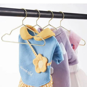 Wholesale Gold Metal Hangers for Cloth Human Pet Cat Dog Clothes