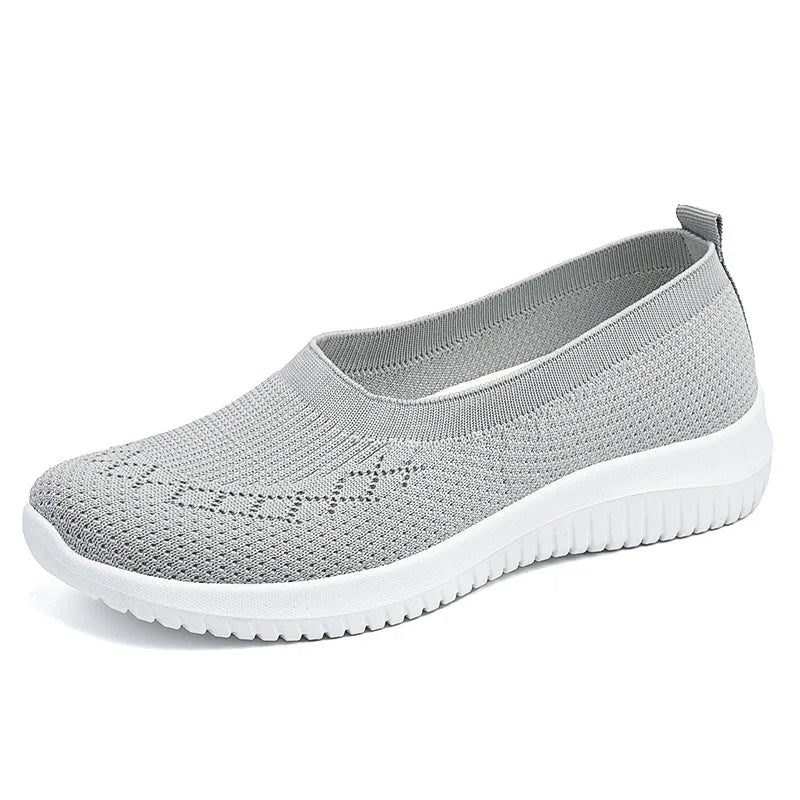Women's Shoes Old Beijing Breathable Net Surface Low Shoes Fly Woven Elastic Foot Mother Shoes