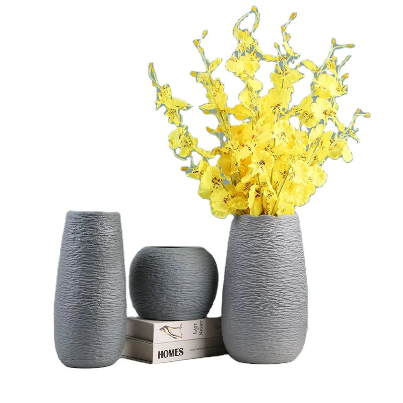Ceramic Crafts Made in China Resin Home Decoration Living Room Garden Decoration Simple Vase