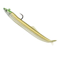 Bionic Eel Sea Fishing Silicone Bass Swim Bait Hooked 19g/29g Black Crazy Minnow Lead Head Jig Soft Body Fishing Lure