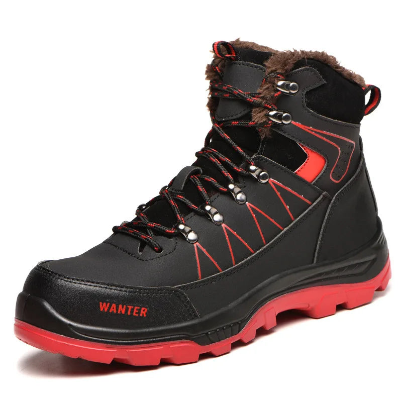 Diansen 608 Winter Waterproof Anti-slip High Top Comfortable Work Boots Steel Toe Safety Shoes