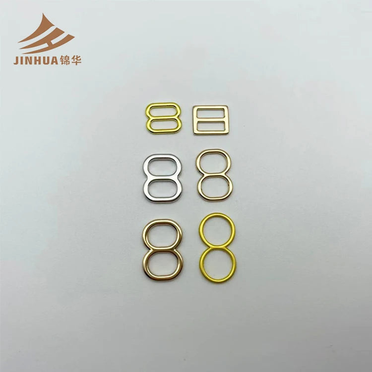 Swimwear Bikini 8mm Sliders Clasps Metal Bra Buckles Front Closure
