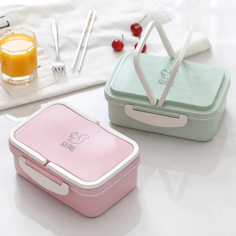 Food Grade Lunch Box Plastic Biodegradable Bento Box Food Container Promotional Plastic Lunch Box Set
