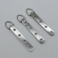 Eco-friendly Iron 82*11mm D Ring Four-hole Plain Silver Galvanized Photo Picture Frame Hanger Wall Hook Box