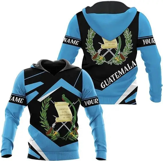Fitspi Custom Name Guatemala Hoodies Guatemala Camisas Guatemalan Pride T-shirt Guatemala 3d Shirts Gift for Men Women