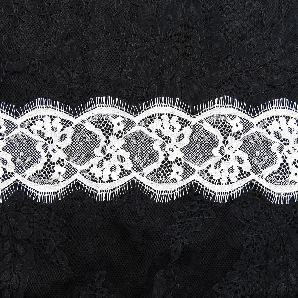7CM Best Price Gorgeous Lingerie Chantilly Lace Trimming Embroidery LT2128B
