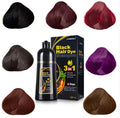 Dark Brown Black Color Hair Dye Shampoo