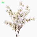 Artificial Cherry Blossom Branches Flowers Stems Silk Tall Flower Arrangements for Home Wedding Part Table Home Decoration
