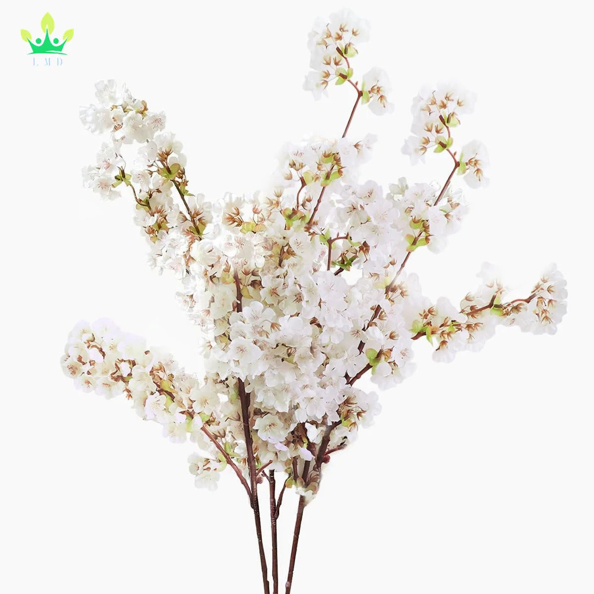 Artificial Cherry Blossom Branches Flowers Stems Silk Tall Flower Arrangements for Home Wedding Part Table Home Decoration