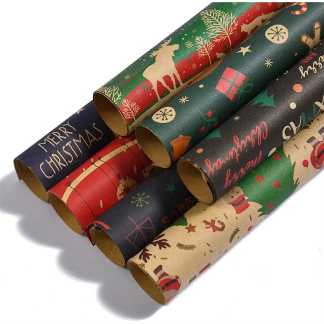 Custom Printed Brand Logo Gift Tissue Paper Sheets For Christmas Gift Packaging