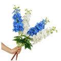 Real Touch Hyacinth Artificial Flowers Delphinium for Home Wedding Decoration