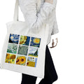 Wholesale Custom Fashion Printed Cotton Shopping Canvas Tote Shoulder Bag