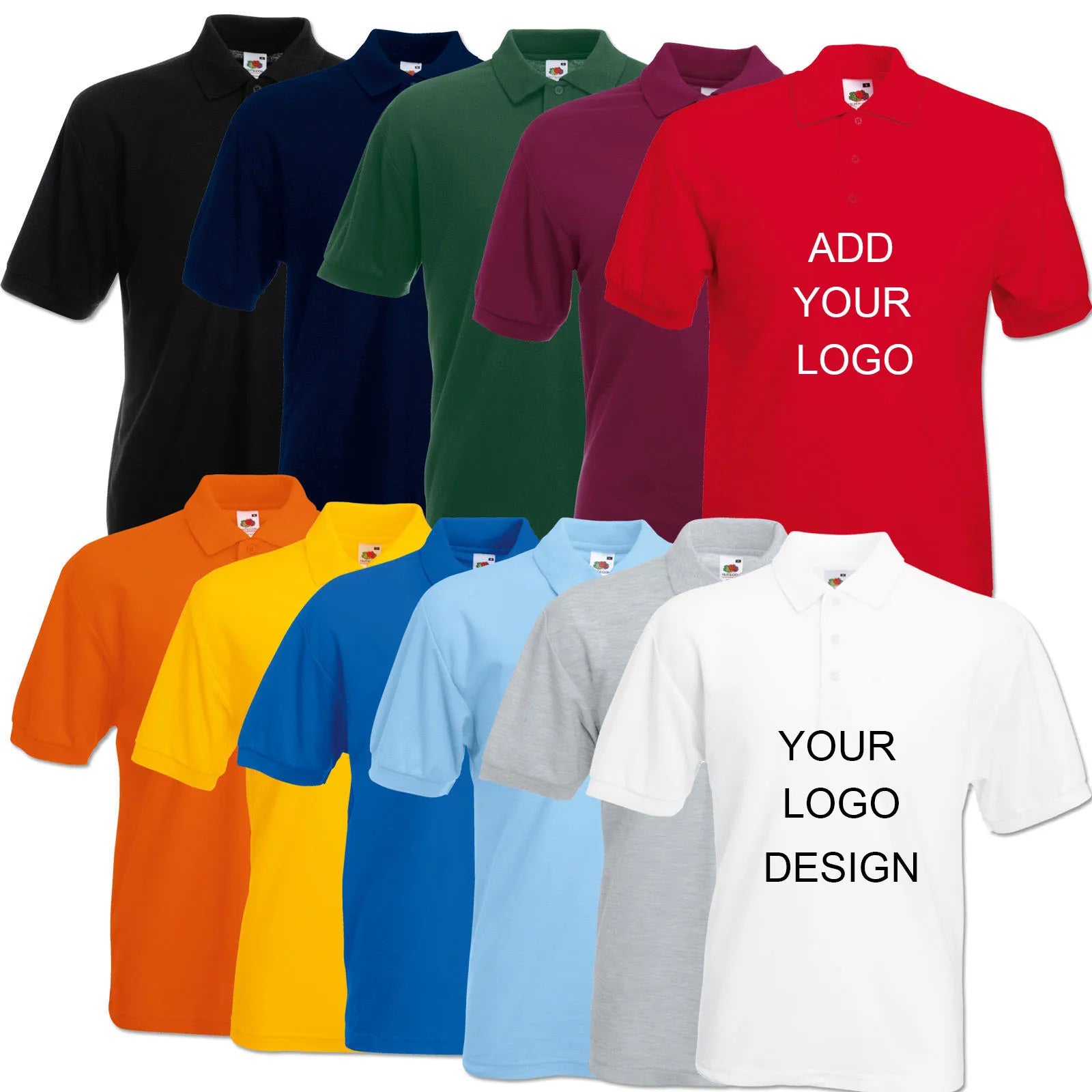 New Custom Embroidered Logo Printed Breathable Casual Streetwear Short Sleeve Plain Golf Polo Shirt