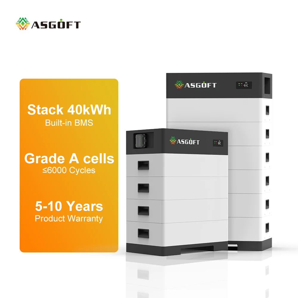 15Kwh 20KWH 30KWH 40KWH 50kWh High Voltage Large Capacity Home Energy Storage Battery 409.6V 100Ah Rack Mounted Lithium Battery