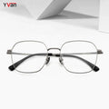 High Quailyt Titanium Mens Polygon Eyeglasses Frame Optical Glasses Fashion Computer Anti Blue Light Eyewear Eye Glasses